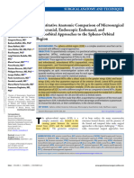 Quantitative Anatomic Comparison of Microsurgical Transcranial, Endoscopic Endonasal, and Transorbital Approaches To The Spheno-Orbital Region