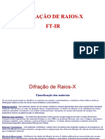 Oficina DRX e FTIR