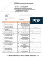 Daftar Hadir PKA Angkatan XII (2)