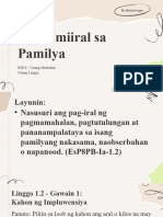 ESP8_Q1_W1-W2_D3 - 3P’s Umiiral Sa Pamilya