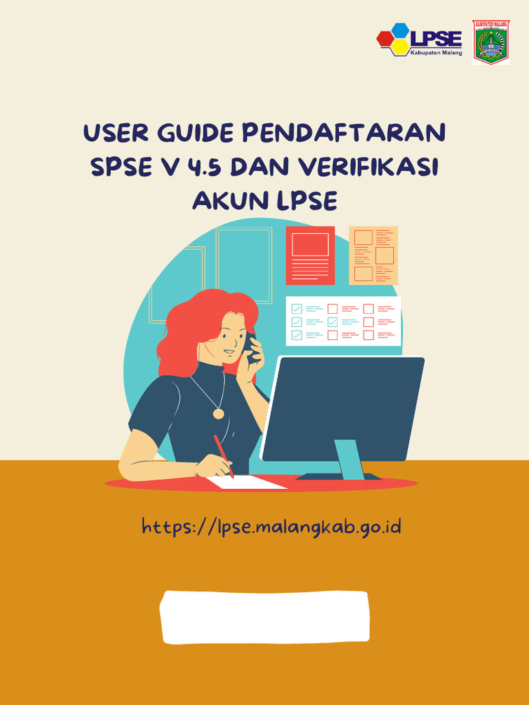 Panduan Pendaftaran Akun LPSE 4.5 | PDF