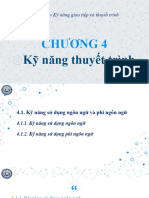 Chương 4 - Kỹ Năng Thuyết Trình