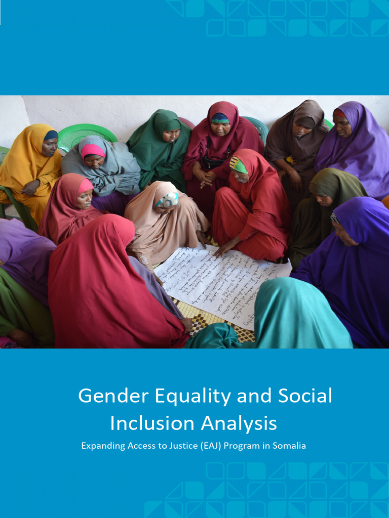 Somalia Gender Equality & Justice Analysis | PDF | Social Exclusion ...