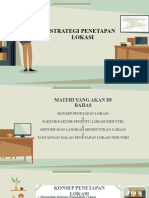 Strategi Penetapan Lokasi