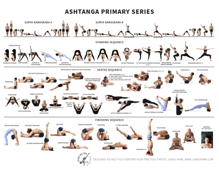 Ashtanga Yoga Primary Series Guide | PDF | Hindu Prayer And Meditation ...