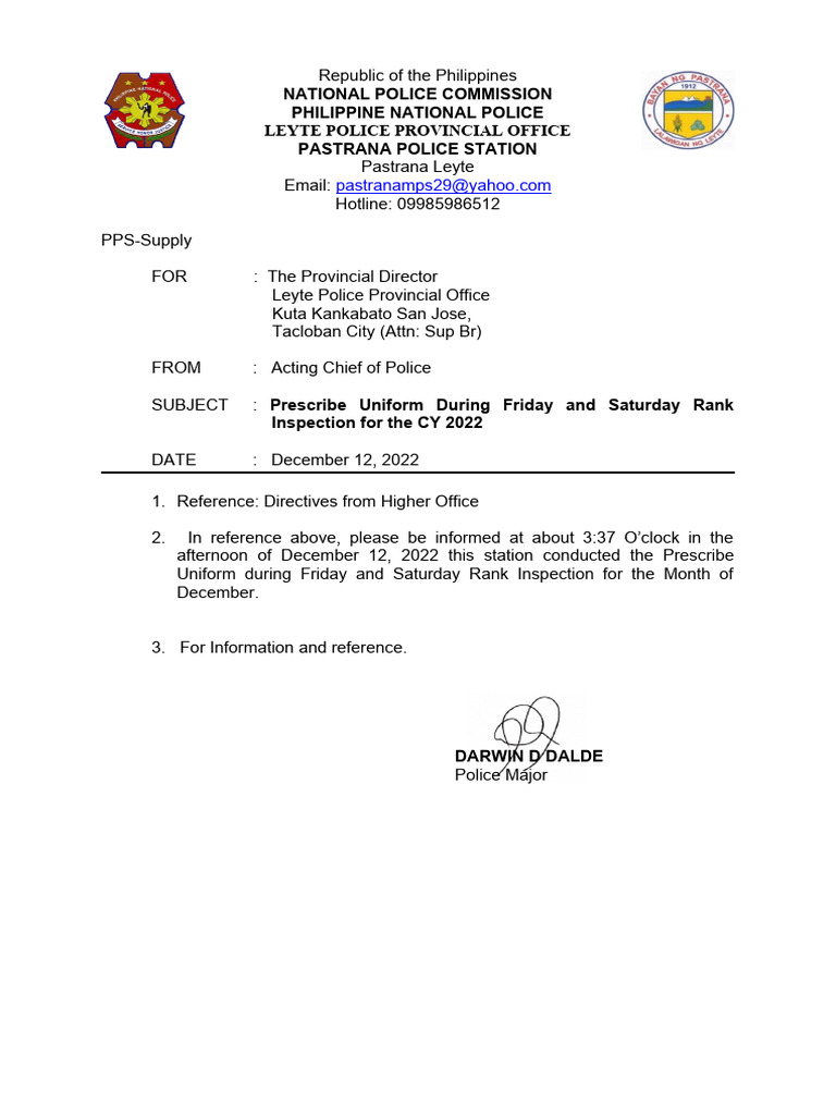 December 12, 2022 Friday Rank Inspection | PDF
