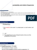 35 - Ex 8A Sample Spaces and Probability