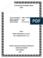 RPP KELAS 6 UNTUK OBSERVASI-AHMAD SAEPUDDIN H,.S.PD - SD