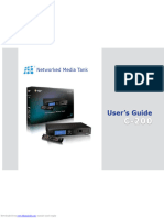 User's Guide: Networked Media Tank