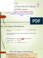 12 - Stat - Confidence Intervals For Variance and Standard Deviation 2024