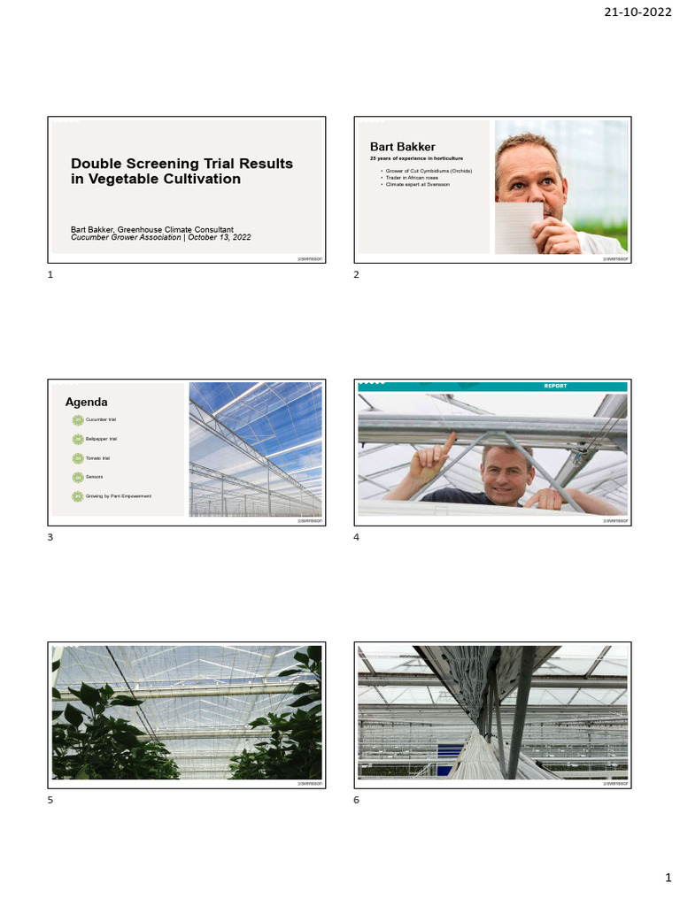 Double Screening in Vegetable Trials | PDF | Nature