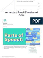 The 8 Parts of Speech - Examples and Rules - Grammarly Blog