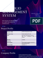Project Proposal Business Presentation in Dark Blue Pink Abstract Tech Style