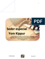 Seder Especial Yom Kippur