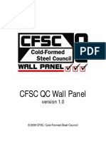 CFSC QC Wall Panel Manual