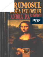 Andra Panduru Frumosul Istoria Unui Concept