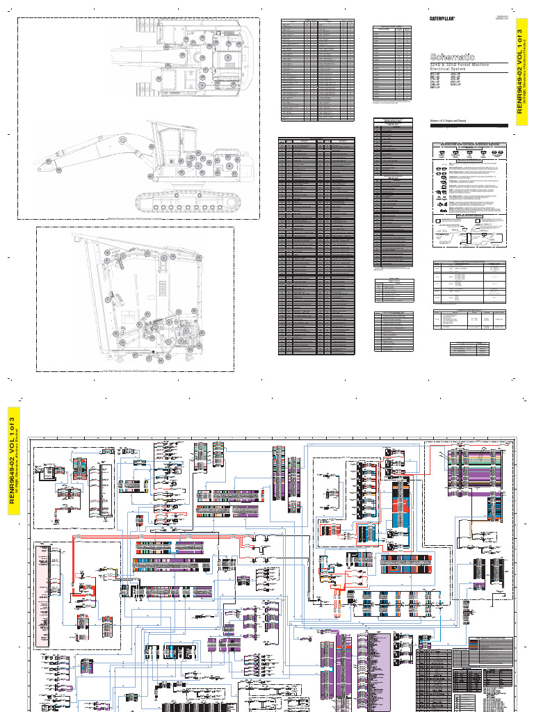 325D Elect - Schematic | PDF | Mechanical Engineering | Manufactured Goods