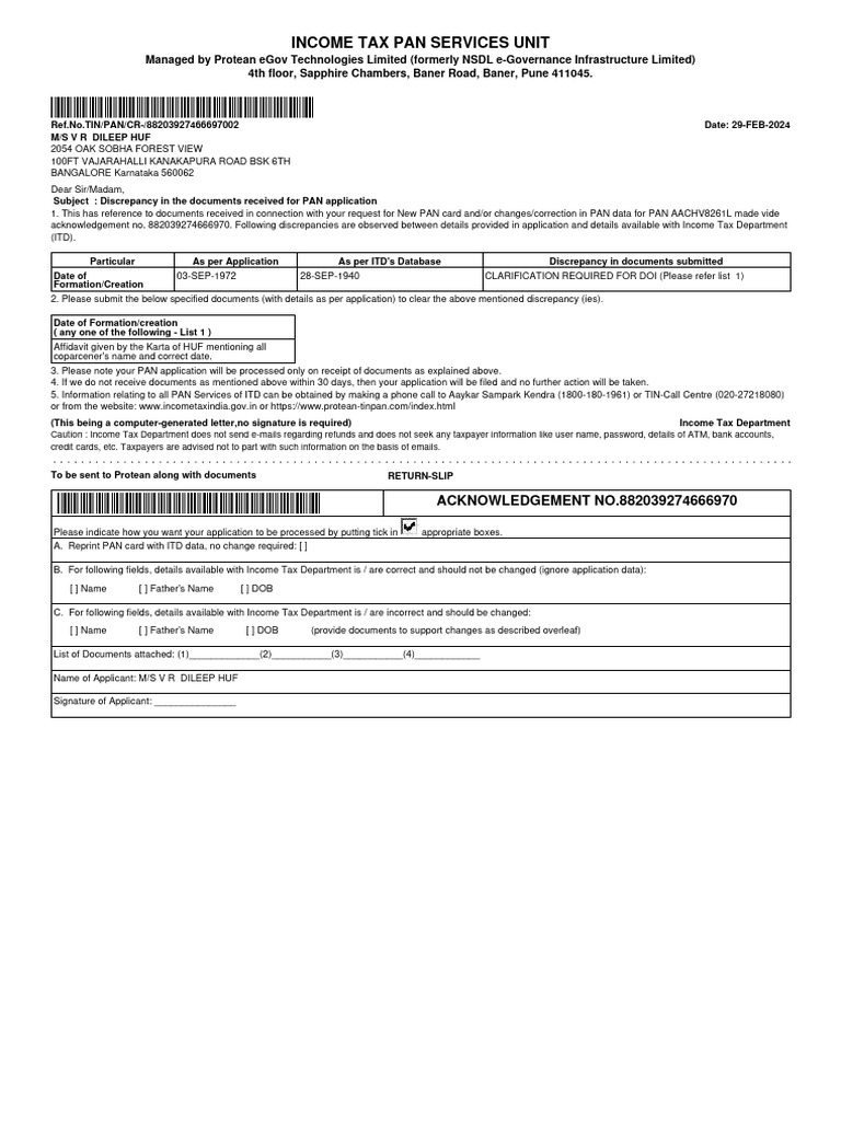 Submit Documents for PAN Discrepancy | PDF | Government Finances | Payments