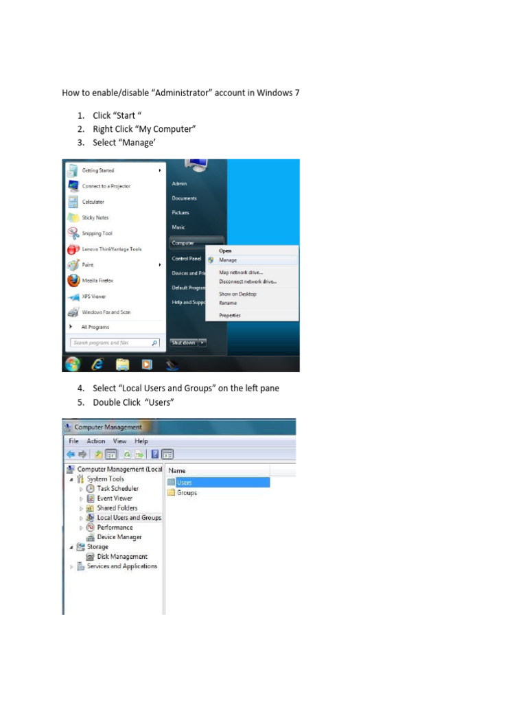 How To Enable or Disable 