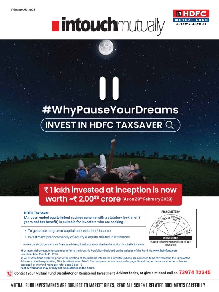 Hdfc mf factsheet february 2023 0 pdf investment fund mutual funds