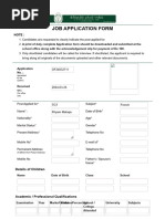 Job Application Essentials for Students | PDF | Qualifications ...