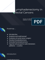 Lymphadenectomy in Rectal Cancers