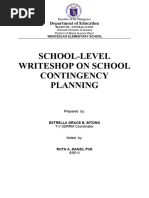 Contingency Plan Proposal3