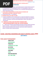 Unit 4: Quality Control and Inspection: Programme Code-Me