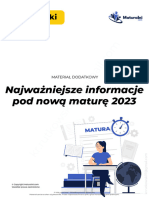 Najważniejsze Informacje - Matura 2023 (Język Polski)
