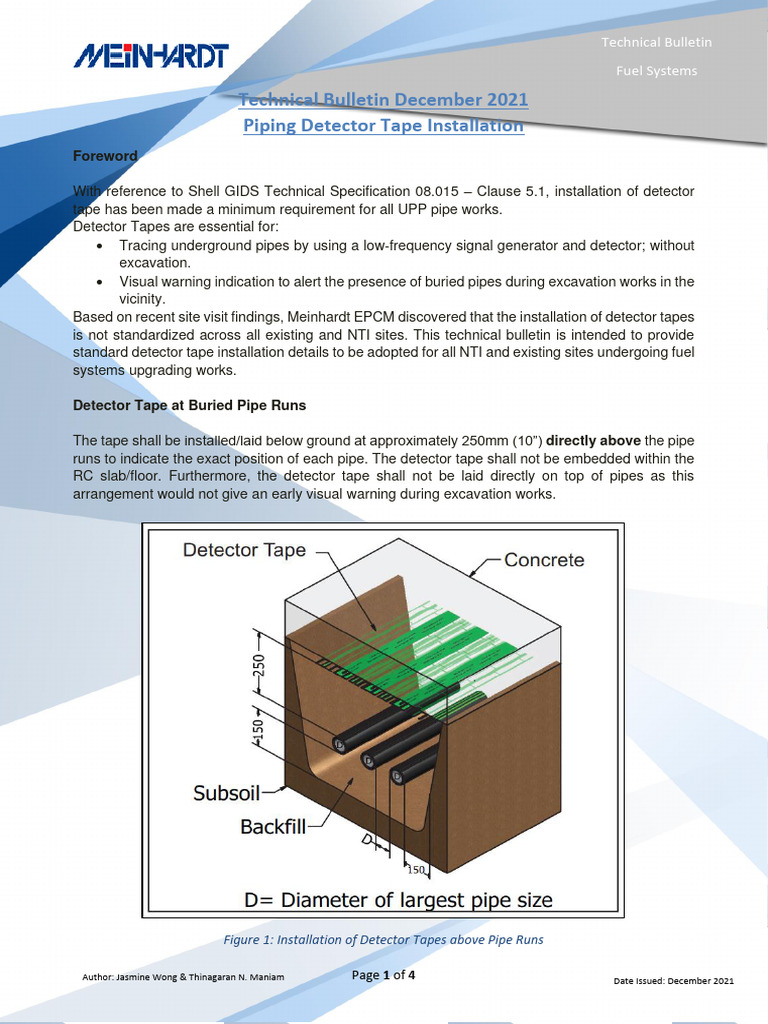 Bulletin - 12 - Detector Tape - 231221 | PDF