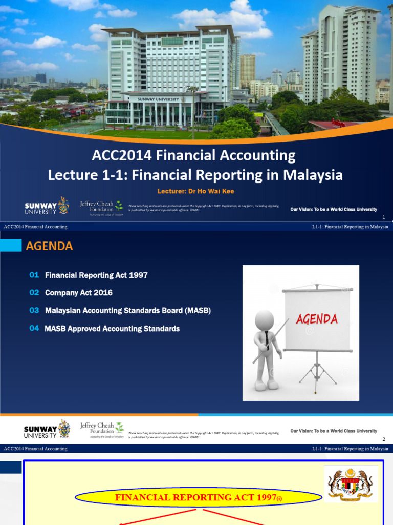 L1 1 Financial Reporting In Malaysia Pdf International