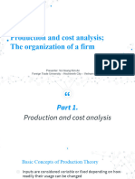 Chapter 3 - Production, Costs, and Organization of Firm
