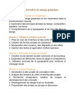 Plan de Formation en Design Graphique