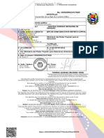 Certificado Apostilla Titulo de Bachiller