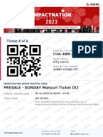 (Event Ticket) Presale - Sunday Matsuri Ticket (X) - Impactnation Japan Festival 2023 - 2 37987-A7c8d-777 (1) - 2-4
