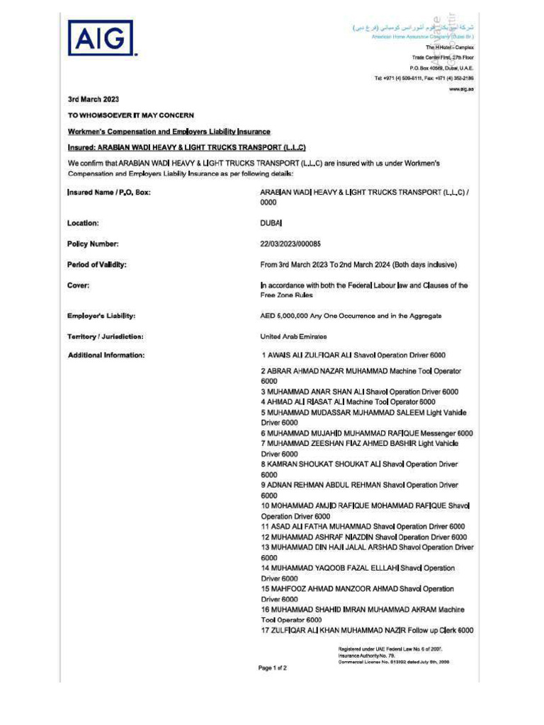 Operator Insurance | PDF