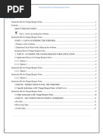 Instruction Kit - Change Request Form