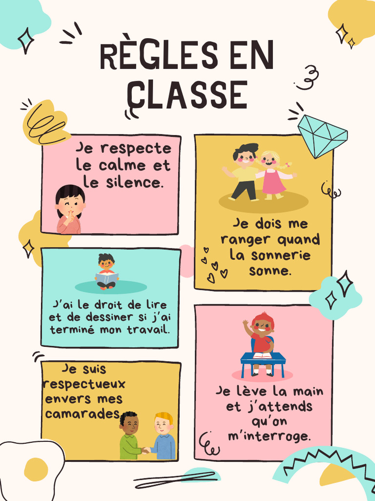 Règles de Respect en Classe | PDF | Poésie