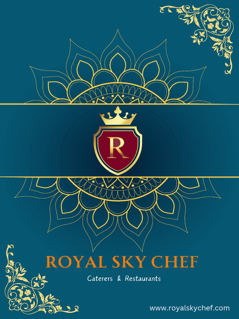 Royal Sky Chef9 Menu | PDF | Food And Drink Preparation | Western Cuisine