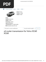 Oil Cooler Transmission For Volvo XC60 XC60