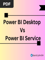 Power BI Desktop Vs Power BI Service 