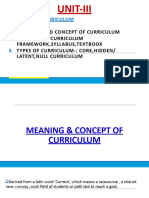 Curriculum