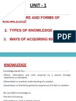 curriculum and knowledge