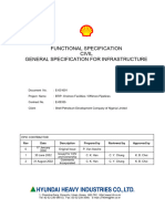 Functional Specification Civil General Specification For Infrastructure