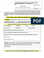 RQ-ATE01 FORMULÁRIO-ORIENTAÇÕES PARA SOLICITAÇÃO DE CERTIDÃO DE REGISTRO CIVIL E ENVIO POR CORREIO