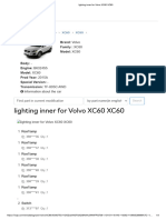 lighting inner for Volvo XC60 XC60