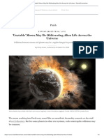 'Unstable' Moons May Be Obliterating Alien Life Across The Universe - Scientific American New