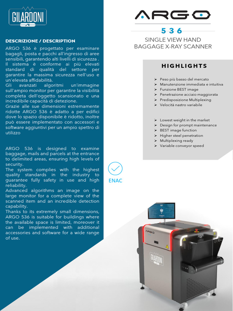CAT. ARGO 536 ITA-ENG Rev00 | PDF