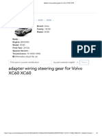 Adapter Wiring Steering Gear For Volvo XC60 XC60
