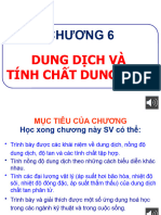 CHUONG 6.1 Hệ Phân Tán Và Các Loại Nồng Độ